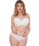 Curvy Kate Luxe Strapless Bra - Ivory - 10HH