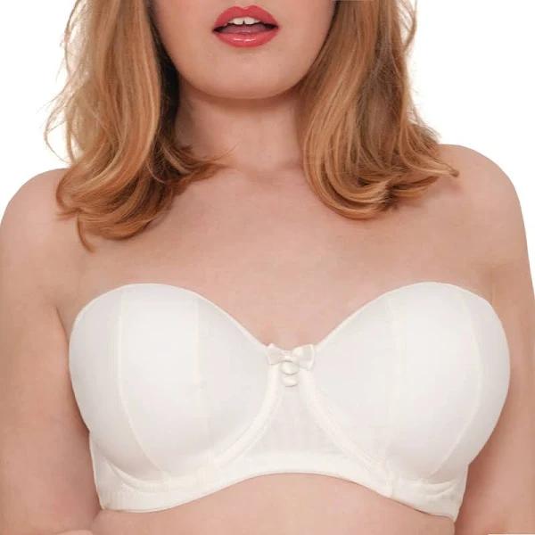 Curvy Kate Luxe Strapless Bra - Ivory - 16GG