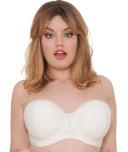 Curvy Kate Luxe Strapless Bra - Ivory - 6G