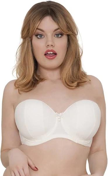 Curvy Kate Luxe Strapless Bra - Ivory - 8DD