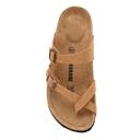 CUSHIONAIRE Women's Luna Cork Footbed Sandal with +Comfort