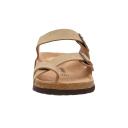 CUSHIONAIRE Women's Sandal Taupe Luna Sandal 8.5 M