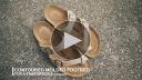 CUSHIONAIRE Women's Sandals Brown - Brown Luna Sandal - Women