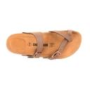 CUSHIONAIRE Women's Sandals Brown - Brown Luna Sandal - Women