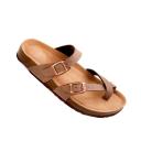 CUSHIONAIRE Women's Sandals Brown - Brown Luna Sandal - Women