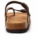 CUSHIONAIRE Women's Sandals Brown - Brown Luna Sandal - Women
