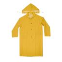 Custom Leathercraft Mens Trench Coat,rain Coat Job Site Safety Equipment, Yellow, XLarge US