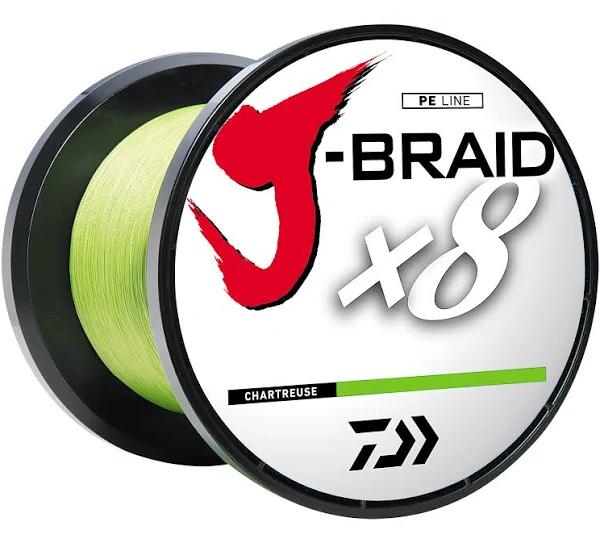 Daiwa J-Braid 8 Chartreuse 3000m 65lb