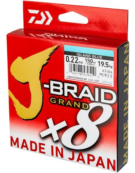 Daiwa J-Braid Grand X8 135 M Blue 0.220 mm