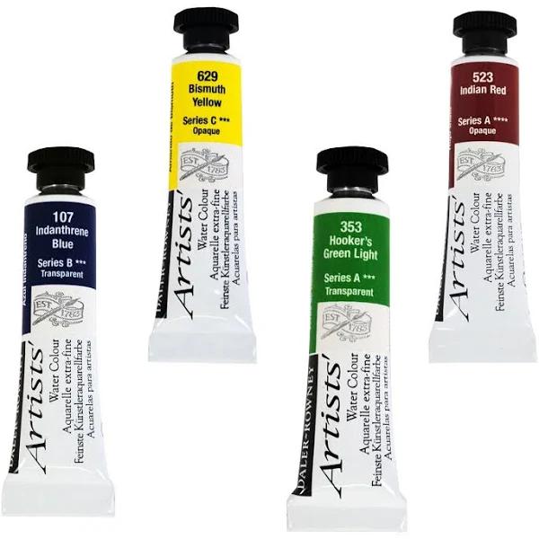 Daler Rowney : Artists' Watercolour Paint : 15ml : Green Gold