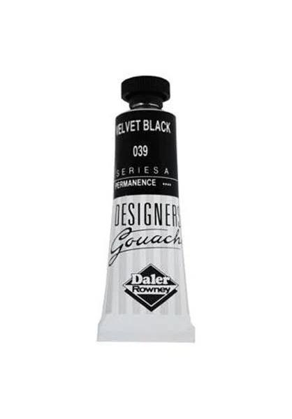 Daler Rowney Designer Gouache 15ml 039 Velvet Black
