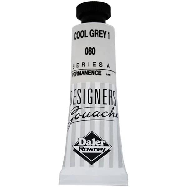 Daler Rowney Designers Gouache 15ml - Cool Grey 1 [A]