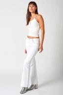 Dallas Low Bootcut - 80s White - 8 - Rollas Jeans