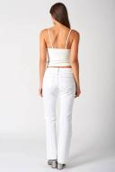 Dallas Low Bootcut - 80s White - 8 - Rollas Jeans