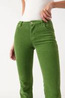 Dallas Low Bootcut - Olive Cord - 6 - Rollas Jeans