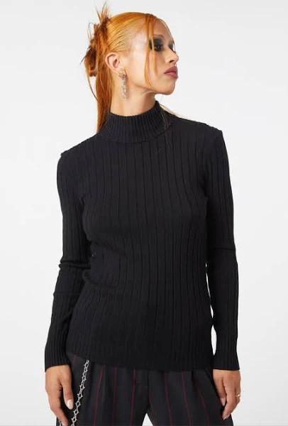 Dangerfield, Trickery Plain Knits 8 / Black