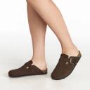 Daniel Iclog Brown Suede Clogs Size: 36, Colour: Brown Suede