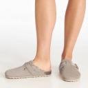 Daniel Iclog Shearl Taupe Suede Clogs Colour: Taupe Suede, Size: 35