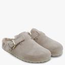 Daniel Iclog Shearl Taupe Suede Clogs Colour: Taupe Suede, Size: 35