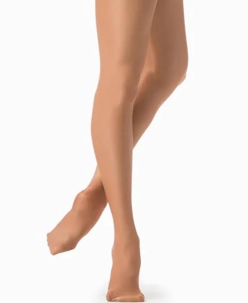 Danskin Women's Tight Toast Plus Ultra-Shimmery Tights 2x