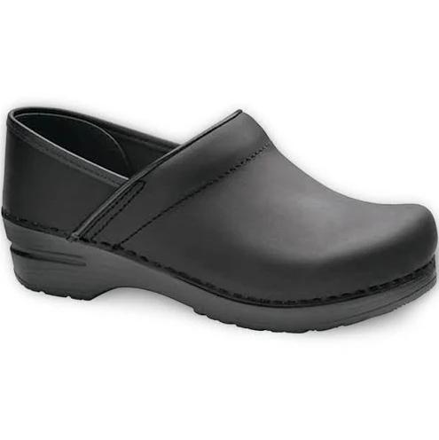 Dansko 'Professional' Clog Black Oiled Leather