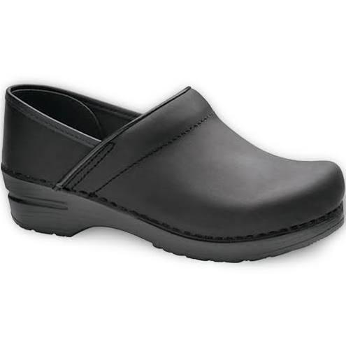 Dansko Women's Wide Professional - Black Oiled - 38