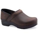 Dansko - Womens Wide Pro Clogs & Mules Antique Brown, Size-39