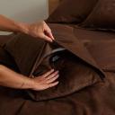 Darcy Corduroy | Chocolate European Pillowcase | Sheet Society