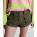 Dark Khaki Cadet Bandits Low Waist Short
