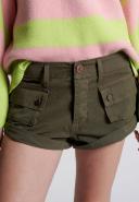 Dark Khaki Cadet Bandits Low Waist Short