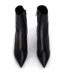Dasha Black Como/Clear Ankle Boots | Boots | Tony Bianco Black Como/Clear / 7.5