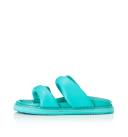 David Jones Alias Mae Paris Sandal in Aqua Leather, Size 41 EU