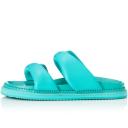 David Jones Alias Mae Paris Sandal in Orange Leather, Size 41 EU