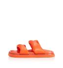 David Jones Alias Mae Paris Sandal in Orange Leather, Size 41 EU