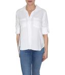 David Jones Bella Dahl Split Back Button Down Shirt in Rose Petal, Size Medium