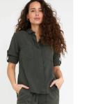 David Jones Bella Dahl Split Back Button Down Shirt in Rose Petal, Size Medium