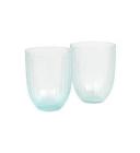 David Jones Brian Tunks Iguasu Glass Tumbler Set of 2 in Blood Orange