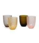 David Jones Brian Tunks Iguasu Glass Tumbler Set of 2 in Peach