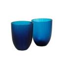 David Jones Brian Tunks Iguasu Glass Tumbler Set of 2 in Peach