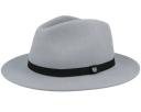 David Jones Brixton Messer Packable Fedora in Light Grey, Size Small