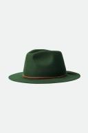 David Jones Brixton Wesley Packable Fedora in Moss, Size XL