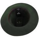 David Jones Brixton Wesley Packable Fedora in Moss, Size XL