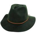 David Jones Brixton Wesley Packable Fedora in Moss, Size XL