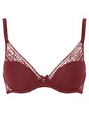 David Jones Chantelle Alto Plunging T-Shirt Bra in Fig, Size 10B