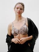 David Jones Chantelle C Magnifique Moulded Bra in Camo Print, Size 14G