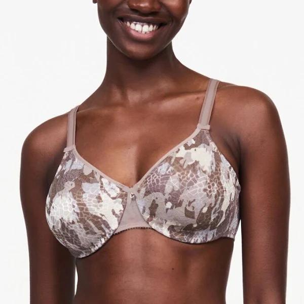 David Jones Chantelle C Magnifique Moulded Bra in Camo Print, Size 16D