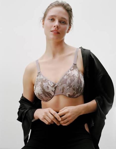 David Jones Chantelle C Magnifique Moulded Bra in Camo Print, Size 16E