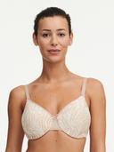 David Jones Chantelle C Magnifique Moulded Bra in Desert Sand Print, Size 18E