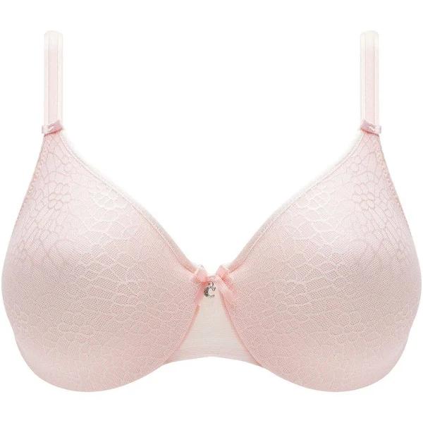David Jones Chantelle C Magnifique Moulded Bra in Soft Pink, Size 10 D