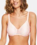 David Jones Chantelle C Magnifique Moulded Bra in Soft Pink, Size 14 H